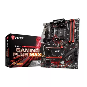 MSI B450 GAMING PLUS MAX mātes plate AMD B450 Ligzda AM4 ATX