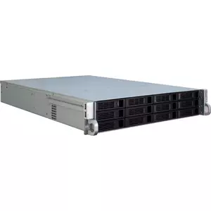 Server Case Inter-Tech IPC 2U-2412 Rack Black, Silver