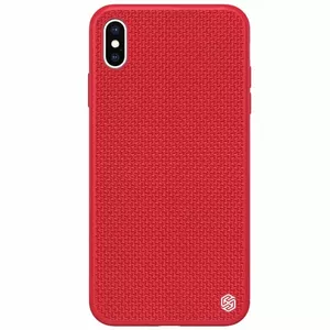 Жесткий защитный чехол Nillkin для Apple iPhone X / XS — текстурированная красная поверхность