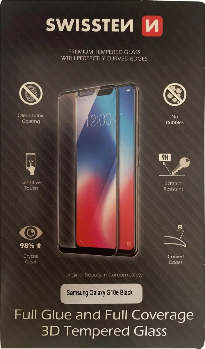 Aizsargstikls SWISSTEN 3D Full Glue Glass