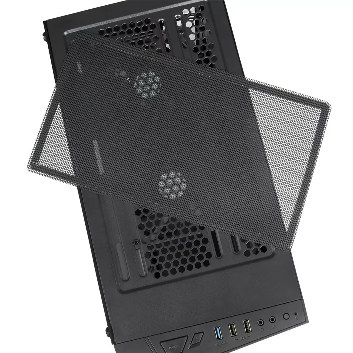 Корпус PC IBOX OW4 Midi Tower Black Photo 4