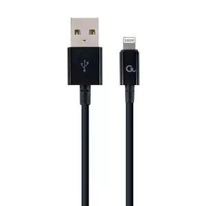 Lightning cable Cablexpert CC-USB2P-AMLM-1M Black