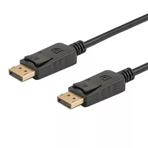 SAVIO DisplayPort cable CL-135 — 1 m, DisplayPort to DisplayPort, black