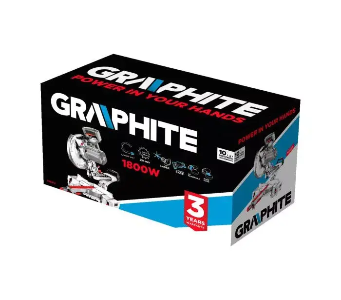Leņķa zāģis Graphite 59G812 Photo 2