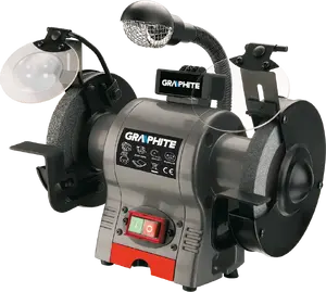 Станок шлифовальный (точило) GRAPHITE 59G383, 370 Вт, шлифовалный круг 150 x 12.7 мм