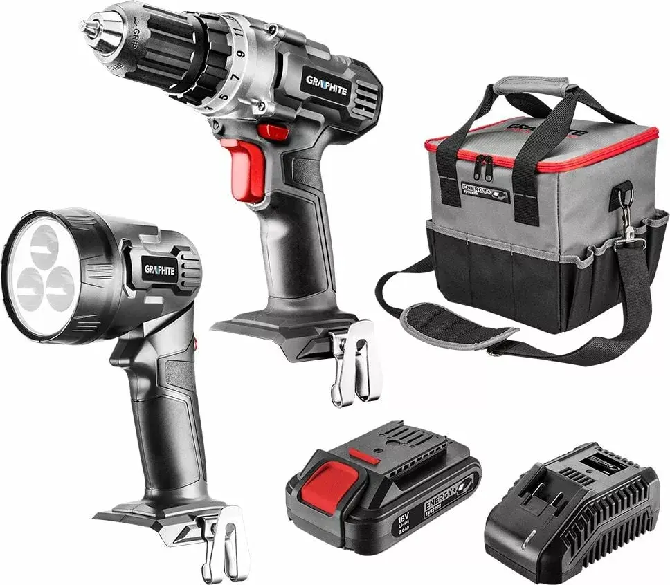 Power tool set GRAPHITE 58G016 — 5-piece Photo 1