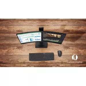 Curved display design for a more immersive experience