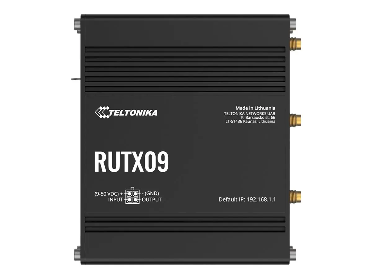 Teltonika Networks RUTX09 Mobīlā tīkla maršrutētājs