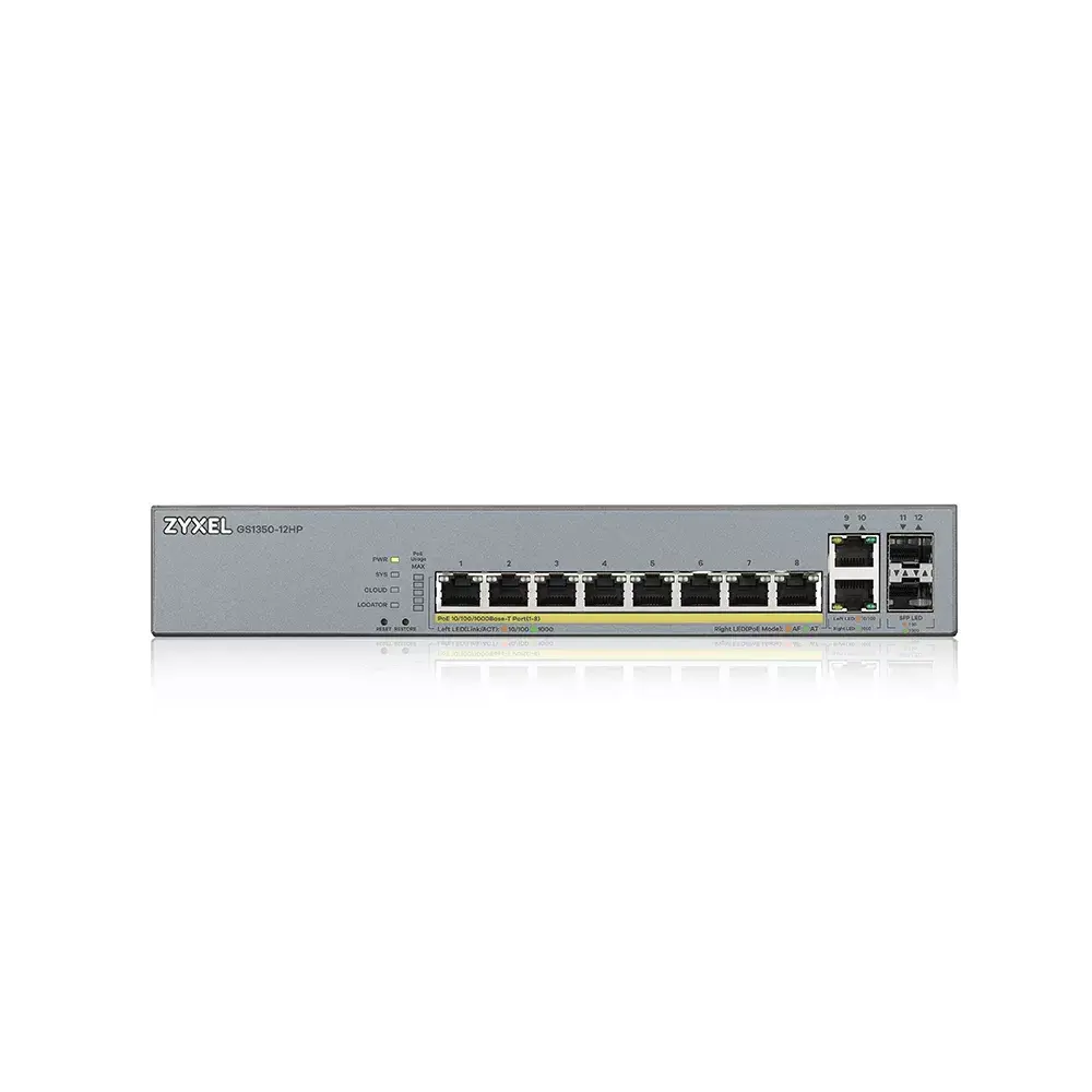Управляемый коммутатор Zyxel GS1350-12HP-EU0101F Photo 2