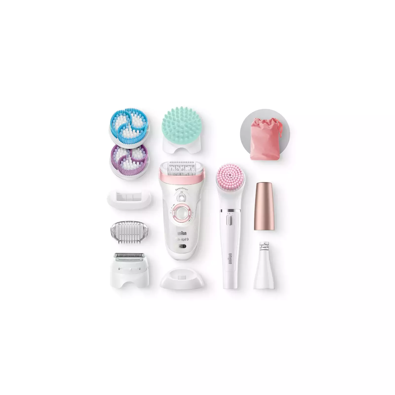 Braun Silk-Épil Beauty Set 9 9-985 Deluxe 7-in-1 Hair outlet Removal Epilator for Women