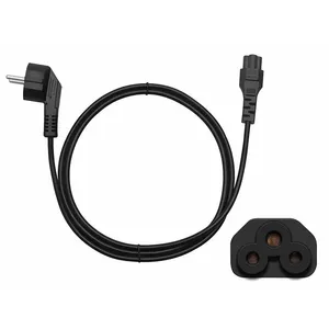 Power cable BLOW 9699 — Schuko to IEC C5, 1.5 m, black