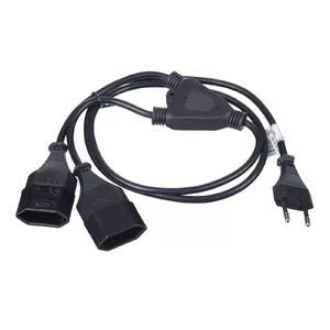 Power cable Akyga AK-RD-05A Black 1.2 m, 250 V 2.5 A
