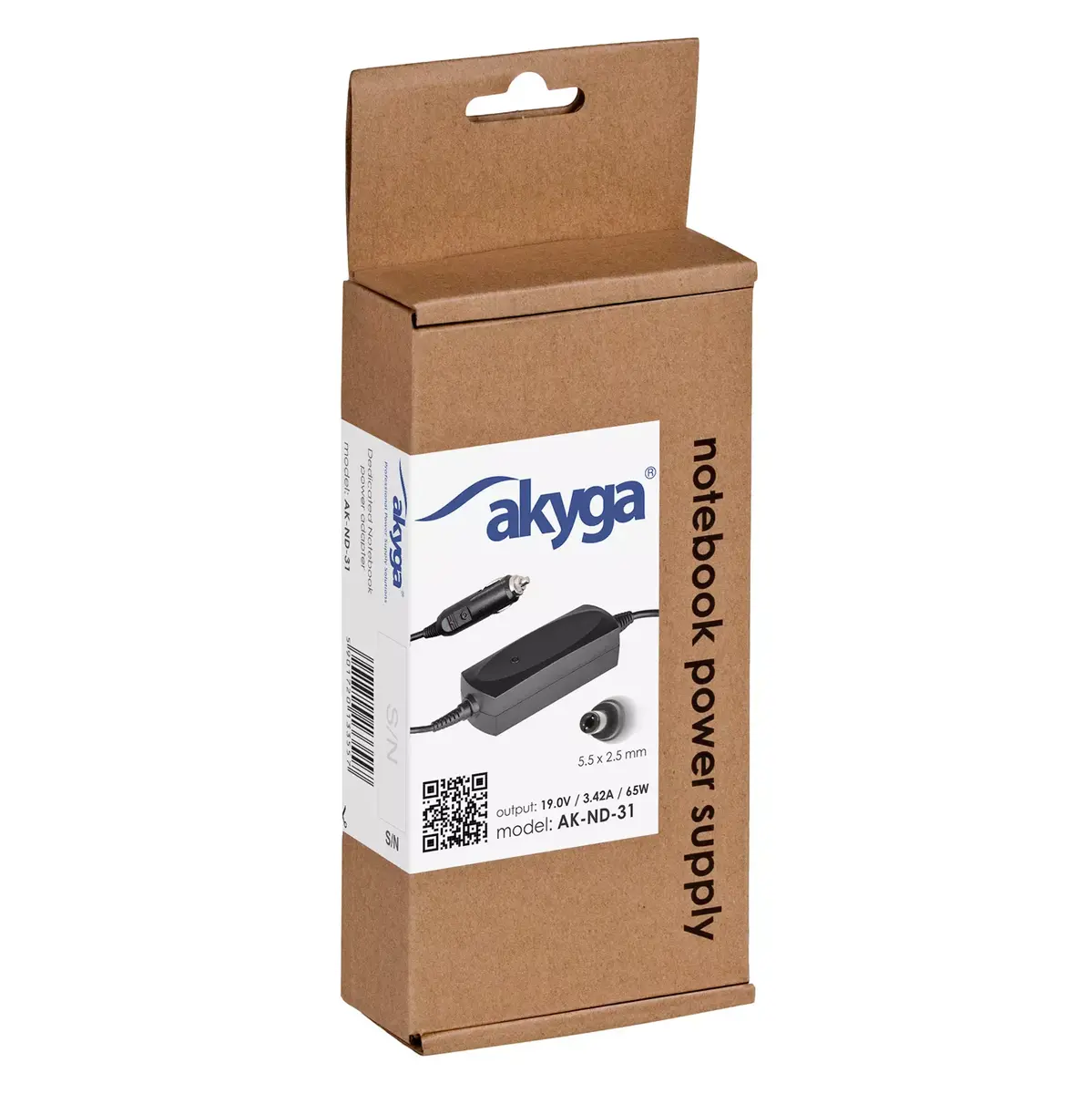 Akyga AK-ND-31 65 W auto adapteris Photo 2