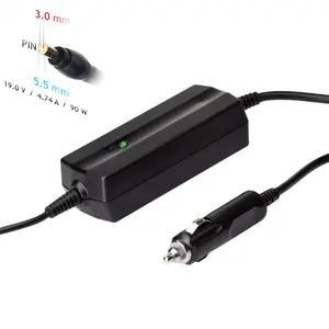 Адаптер-преобразователь Akyga AK-ND-37 90 Вт, авто, вход 12 В, чёрный, корпус ABS