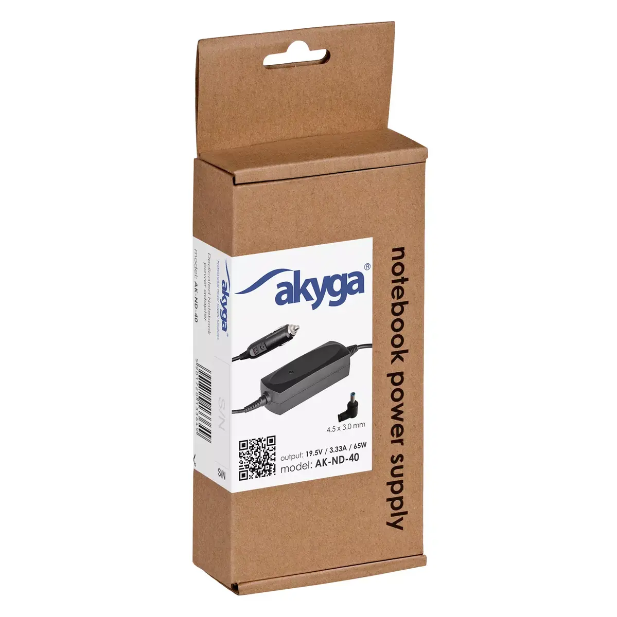 Akyga AK-ND-40 barošanas adapteris/invertors 65 W Photo 4