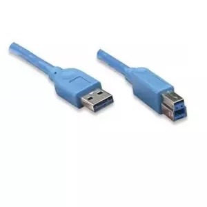 Techly ICOC U3-AB-10-BL USB кабель 1 m USB 3.2 Gen 1 (3.1 Gen 1) USB A USB B Синий