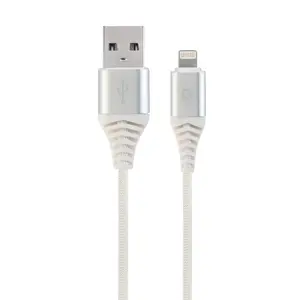 Lightning Cable Gembird CC-USB2B-AMLM-2M-BW2 2m 2.1A