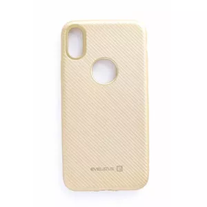 Protective phone case Evelatus for Apple iPhone X Carbon Gold