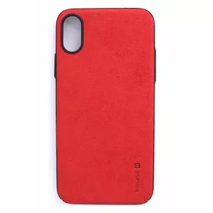 Чехол Evelatus для Apple iPhone X Velvet Red, бархатистое покрытие, точные вырезы