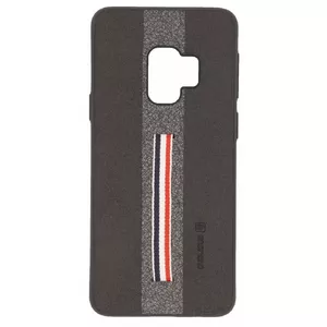 Plastmasas aizsargvāciņš Evelatus priekš Samsung S9 — melns