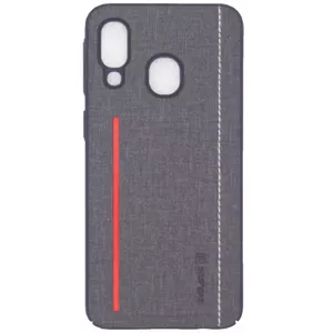 Protective phone case Evelatus for Samsung A40, Gray, slim shell fit