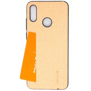 Protective phone case Evelatus for Huawei P Smart 2019 — yellow, slim cover