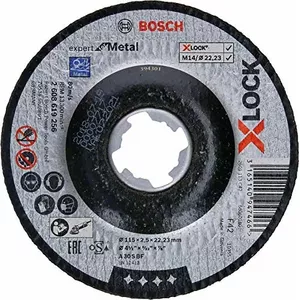 Cutting Disc Bosch X-LOCK 115 x 2.5 mm — Bosch X-LOCK 115X2.5mm