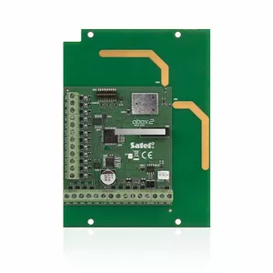 Релейный модуль SATEL ACU-220 — питание 12 В, срабатывание 100 мА, вспом. ток 75 мА, 126×32×158 мм