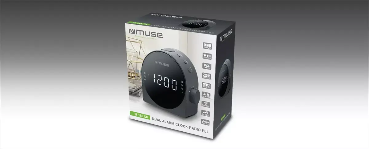 Pulkstenis-radio Muse M-185 CR Photo 4