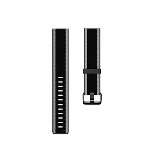 Fitbit FB166WBBKGYL smartwatch accessory Band Black, Grey Fluoroelastomer, Polyester