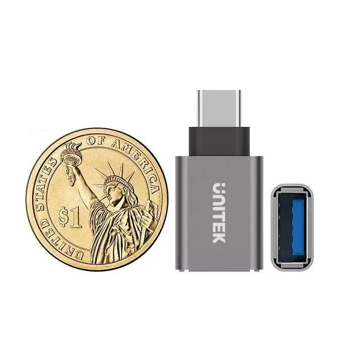Адаптер Unitek Y-A025CGY USB-C на USB-A Photo 2