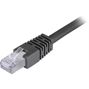 Сетевой кабель Deltaco STP-650S черный 50м Cat6 F/UTP