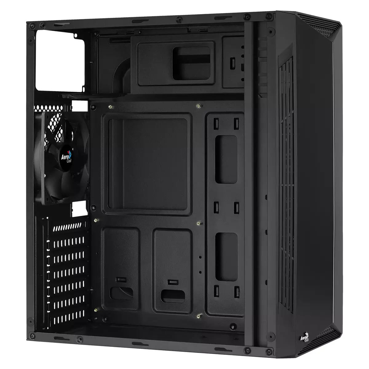 AEROCOOL Split Midi Tower Black PC Case Photo 5