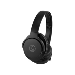 Austiņas audio technica ATH-ANC500BT — vadu un Bluetooth, ANC, 20–20 000 Hz, darbība 10 m, kabelis 1,2 m, melnas