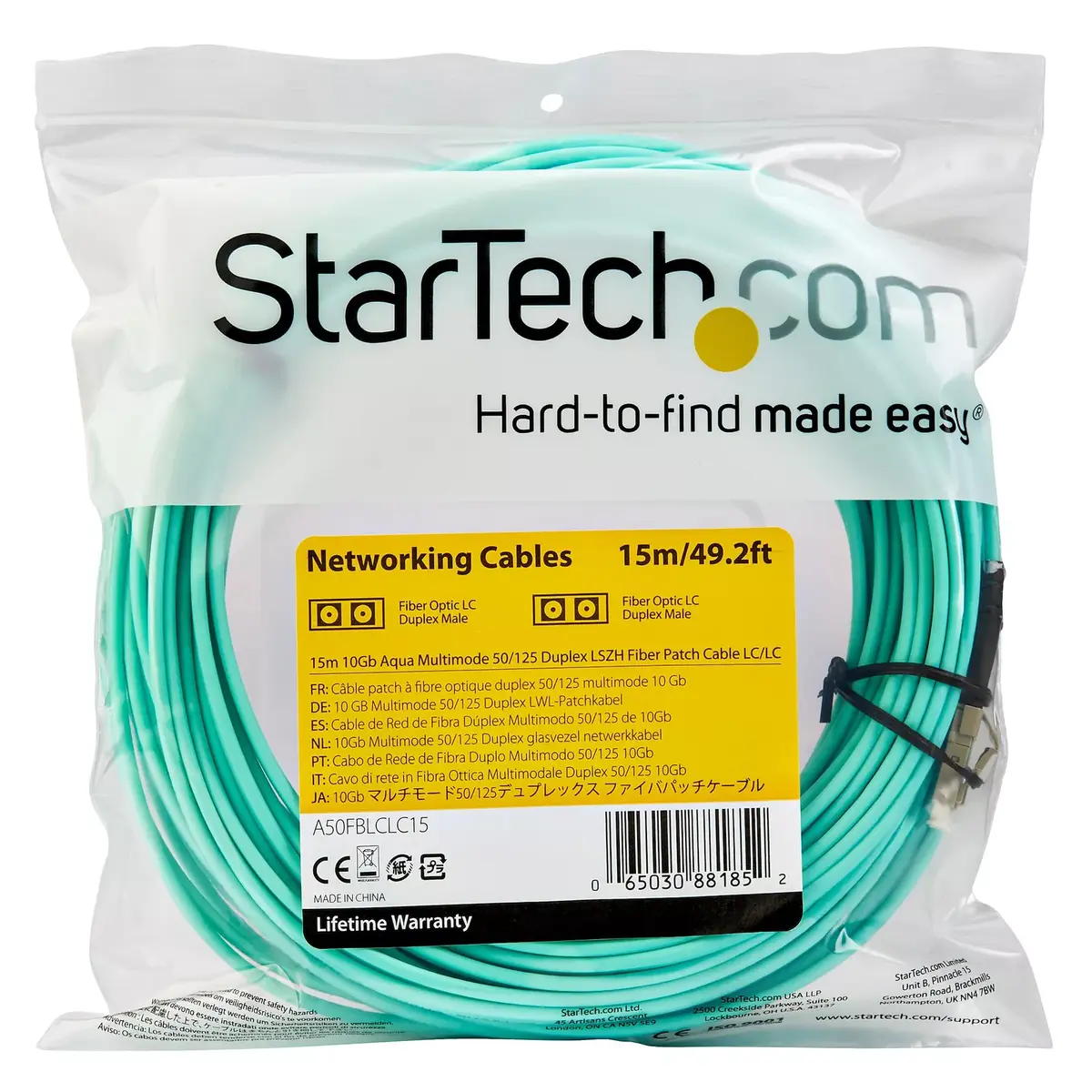 Fiber Optic Cable StarTech.com A50FBLCLC15 Photo 4