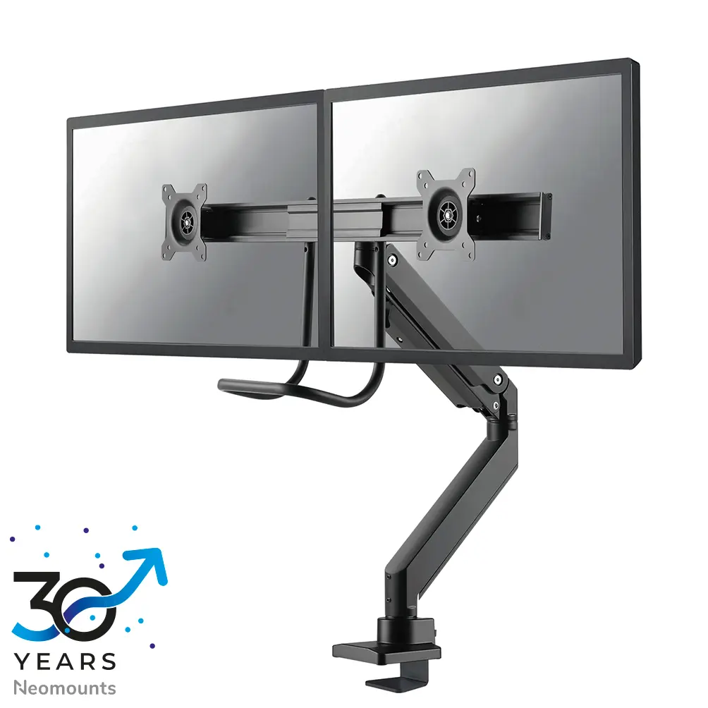 Neomounts NM-D775DXBLACK Dubultā monitora svira 10-32