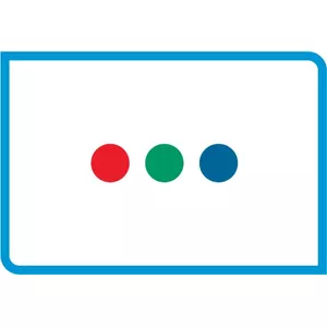 Vibrant colours in marketing materials