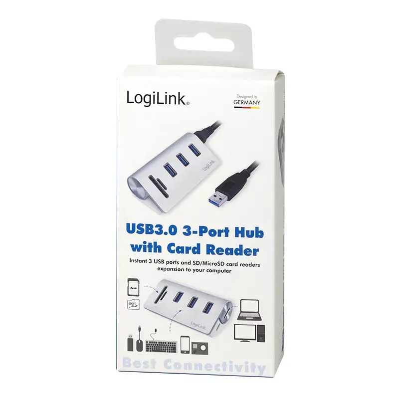 USB centrmezgls LogiLink CR0045 Photo 8