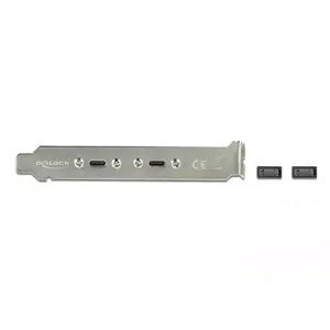 Slot Bracket DeLOCK 89935 with 2 x USB Type-C Ports
