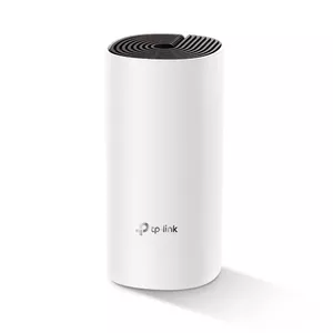 TP-Link Deco E4 (1-pack) Divkāršā frekvenču josla (2.4 GHz / 5 GHz) Wi-Fi 5 (802.11ac) Balts, Pelēks Iekšējs