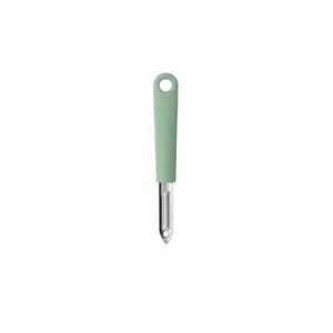 Brabantia Tasty+ Mechanical Peeler for Fruits and Vegetables, Green and Silver