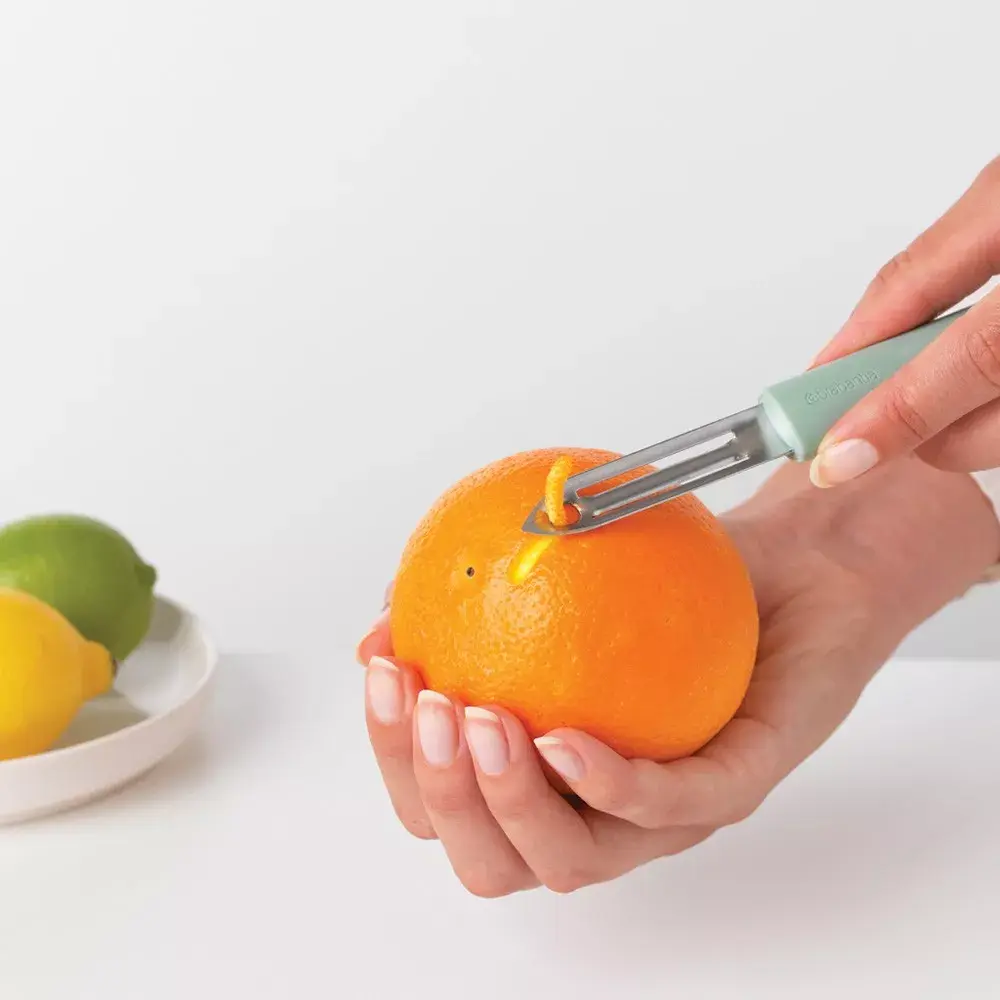 Brabantia Tasty+ Mechanical Peeler - Green/Silver Photo 3