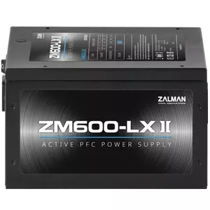 Zalman ZM600-LXII barošanas avotu vienība 600 W 20+4 pin ATX ATX Melns