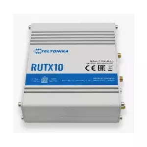 Роутер Teltonika RUTX10 Двухдиапазонный 2.4 GHz 5 GHz Wi-Fi 5