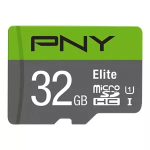 MicroSDHC Card PNY Elite 32GB Class 10 UHS-I P-SDU32GU185GW-GE