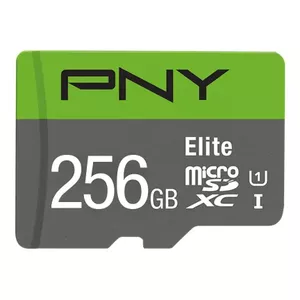 Flash Memory PNY Elite 256 GB MicroSDXC UHS-I Model P-SDU256V11100EL-GE