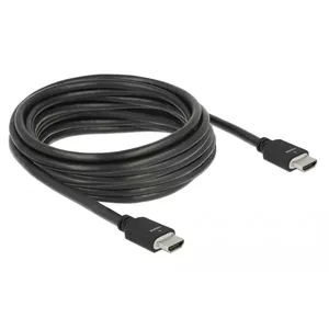 HDMI кабель DeLOCK 85296 5м Тип A Мужской к Мужскому Черный