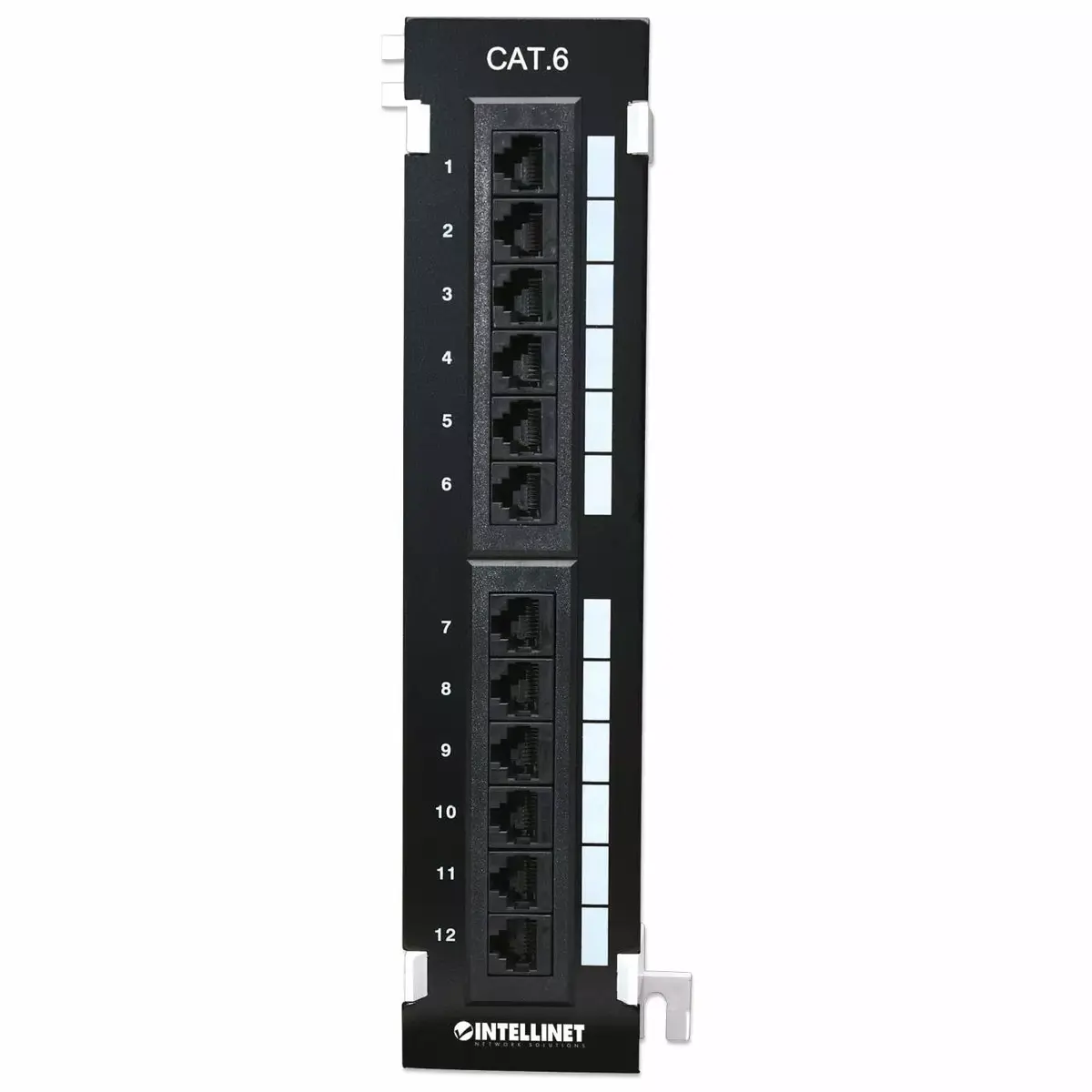 Patch Panel Intellinet Cat6 12 Port Black Photo 5