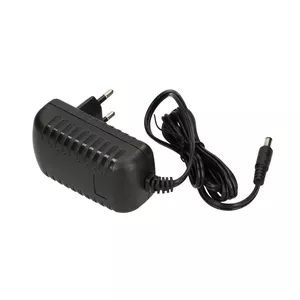 Power supply Extralink 24V 1A 24W indoor, jack 5.5/2.1 mm, black, passive cooling