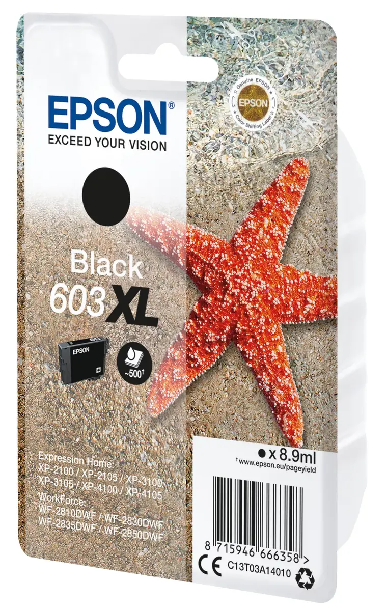 Kārtridžs Epson Ink C13T03A14010 603XL XL Black Photo 2